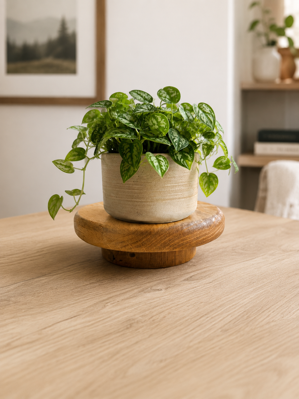 Rounded plant stand/riser