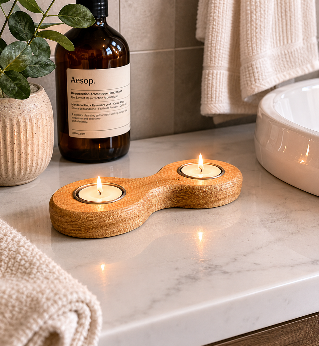 Tea light, candle holder