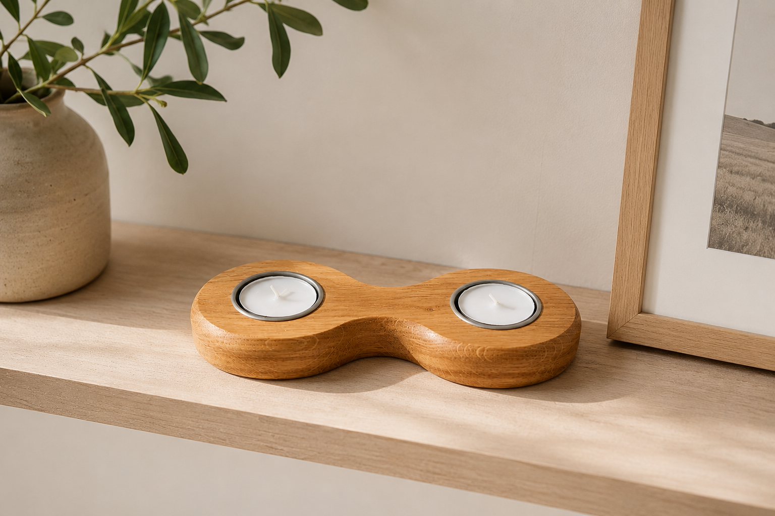 Tea light, candle holder